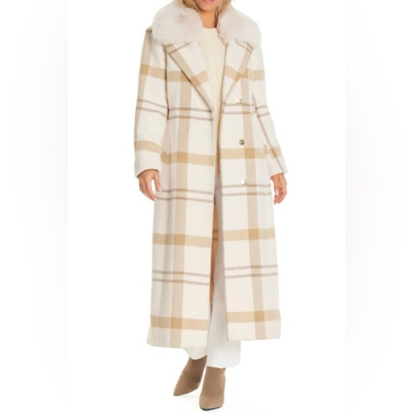 Coat with removable faux fur collar new - Picture 6 of 11